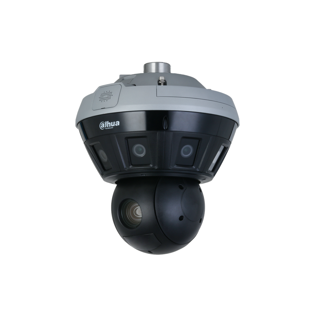 Camara IP Panoramica Dahua 4x2MP en 180 grados PTZ IR100 IA IP67 DH-PSDW8842SP-A180-D425-DC36V.