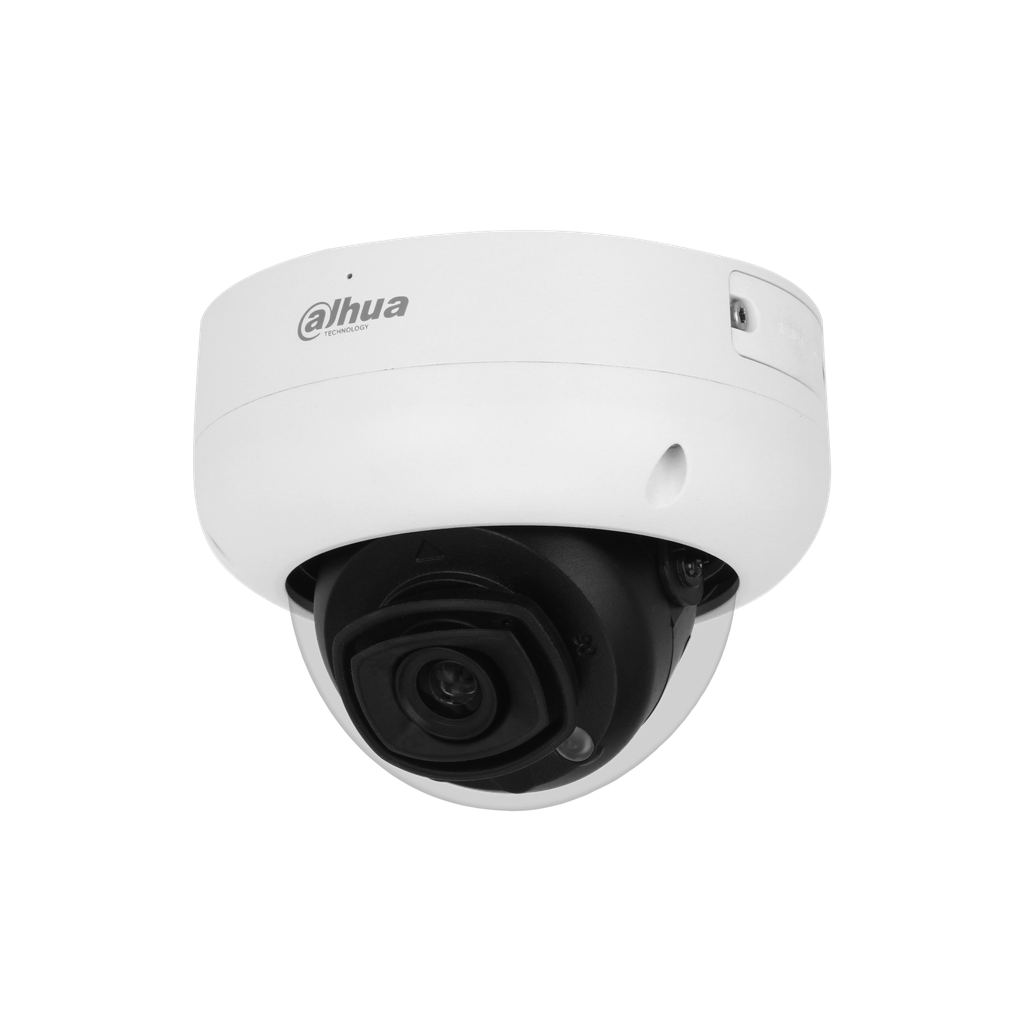 Camara Minidomo Dahua 5MP IA Lente 2.8mm 12v Poe IP67 IK10 DH-IPC-HDBW5541RP-ASE-0280B-S3.