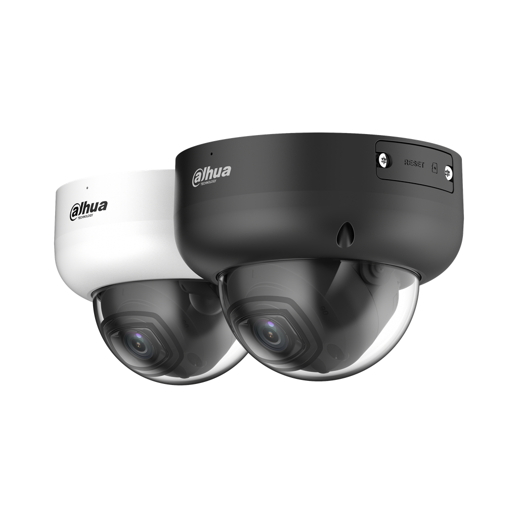 Camara Minidomo Dahua 5MP IA Lente 2.8mm 12v Poe IP67 IK10 DH-IPC-HDBW5541RP-ASE-0280B-S3.