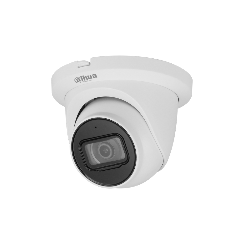 Cámara IP Dahua tipo Eyeball 4MP lente fijo IR 50mt IVS, FD, Heat Ma DH-IPC-HDW5442TMP-ASE-0280B-S3.