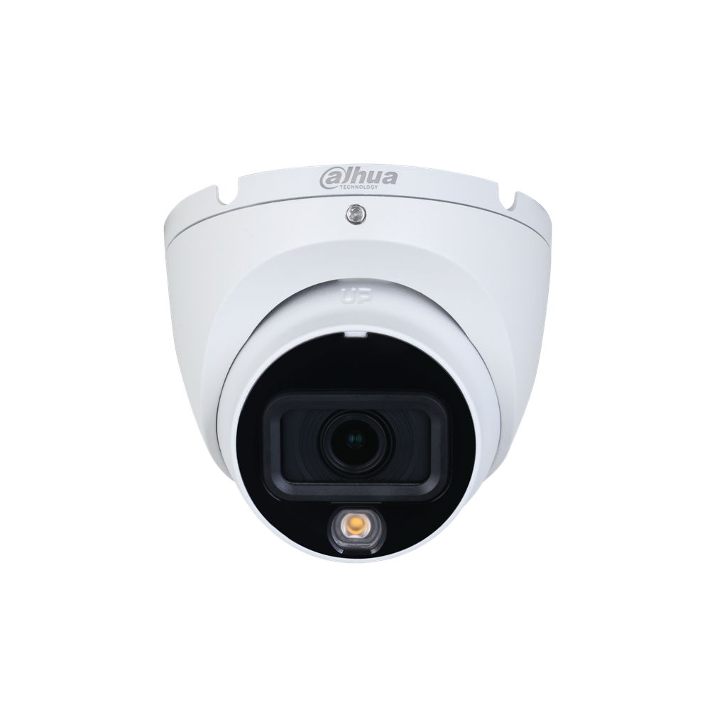 Camara Dahua HDCVI tipo eyeball 2MP Iluminación 20m lente fijo 2. DH-HAC-HDW1200TLMN-IL-A-0280B-S6.