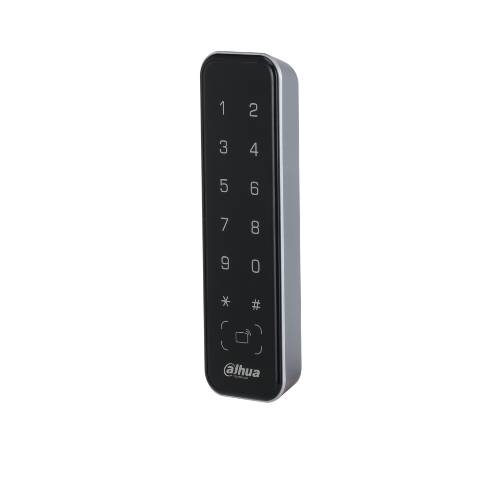 DHI-ASR2201A. Lector de Tarjeta Mifare y claves con proteccion IP66 soporta comunicaion por RS485 y