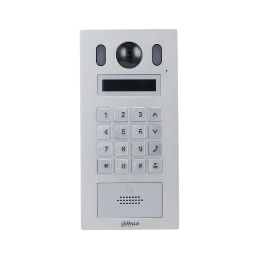 DHI-VTO6221E-P. Video Portero Dahua Para dptos. Camara 2MP Tecl. numérico Lector Tarjeta IP55