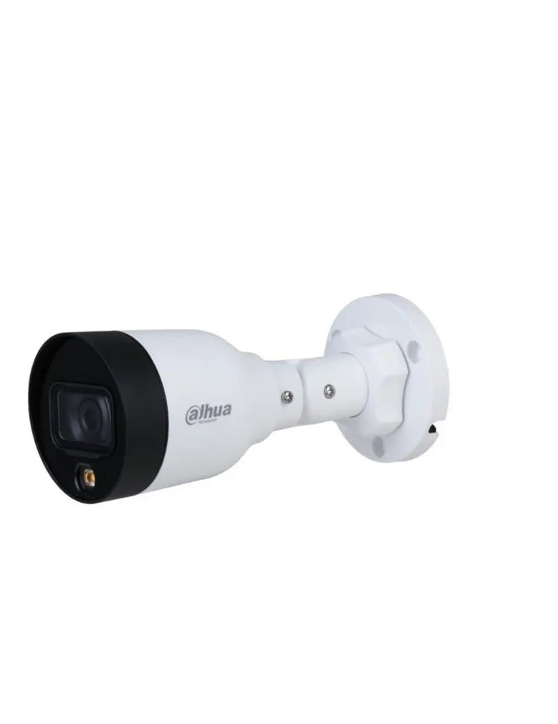 CAMARA IP BALA FULL-COLOR 2MP 2.8MM LED15M POE IP67 DWDR DAHUA DH-IPC-HFW1239S1P-LED-0280B-S5.