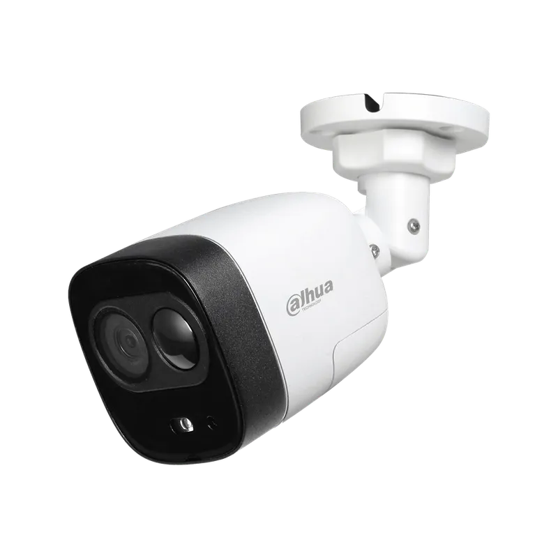 CÁMARA TIPO BALA HDCVI DAHUA 1080P. DISUASIÓN ACTIVA. LF 2.8MM. IR 30 DH-HAC-ME1200DN-LS-0280B-S5.