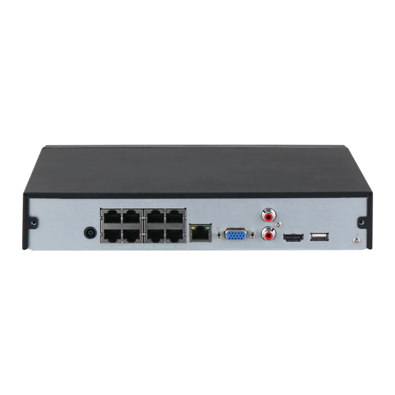 DHI-NVR2108HS-8P-I2. NVR DAHUA 8CH. 8PUERTOS POE. (AI) INTELIGENCIA ARTIFICIAL WIZ SENSE.