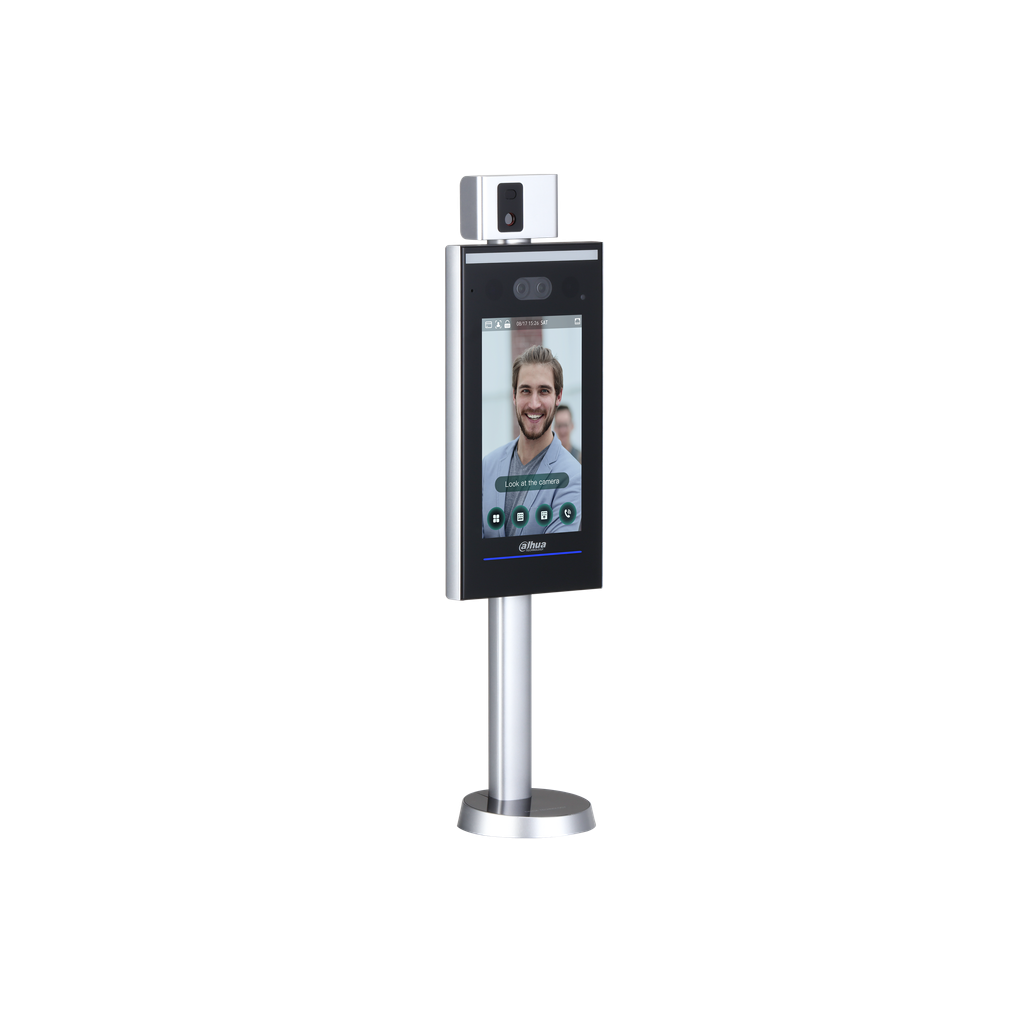 DHI-ASI7223X-A-V1-T1. Terminal de Control Acceso Dahua con detección facial y temperatura corporal