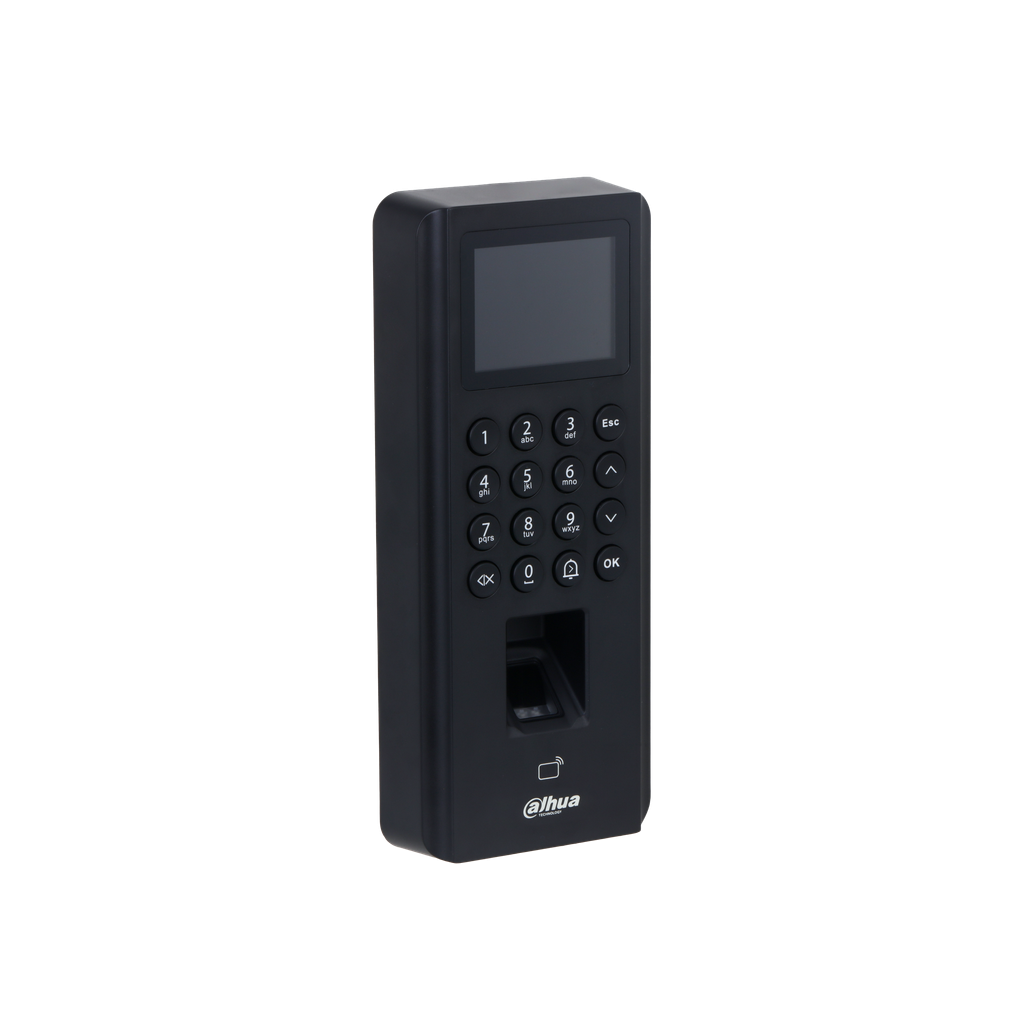 DHI-ASI2212J. Control de Acceso Dahua Standalone lector de tarjetas IC, lector de huellas y claves
