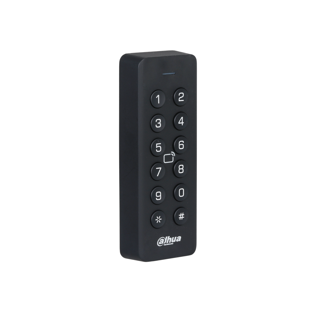 DHI-ASR2101H. Lector de tarjeta y clave Dahua conexion por RS485 y Wiegand proteccion IP66