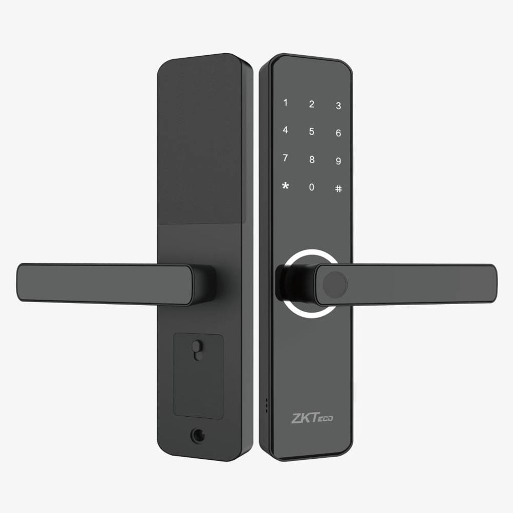 ML100. cerradura digital biométrica wifi bidireccional con verificación por huella/clave/tarjeta.