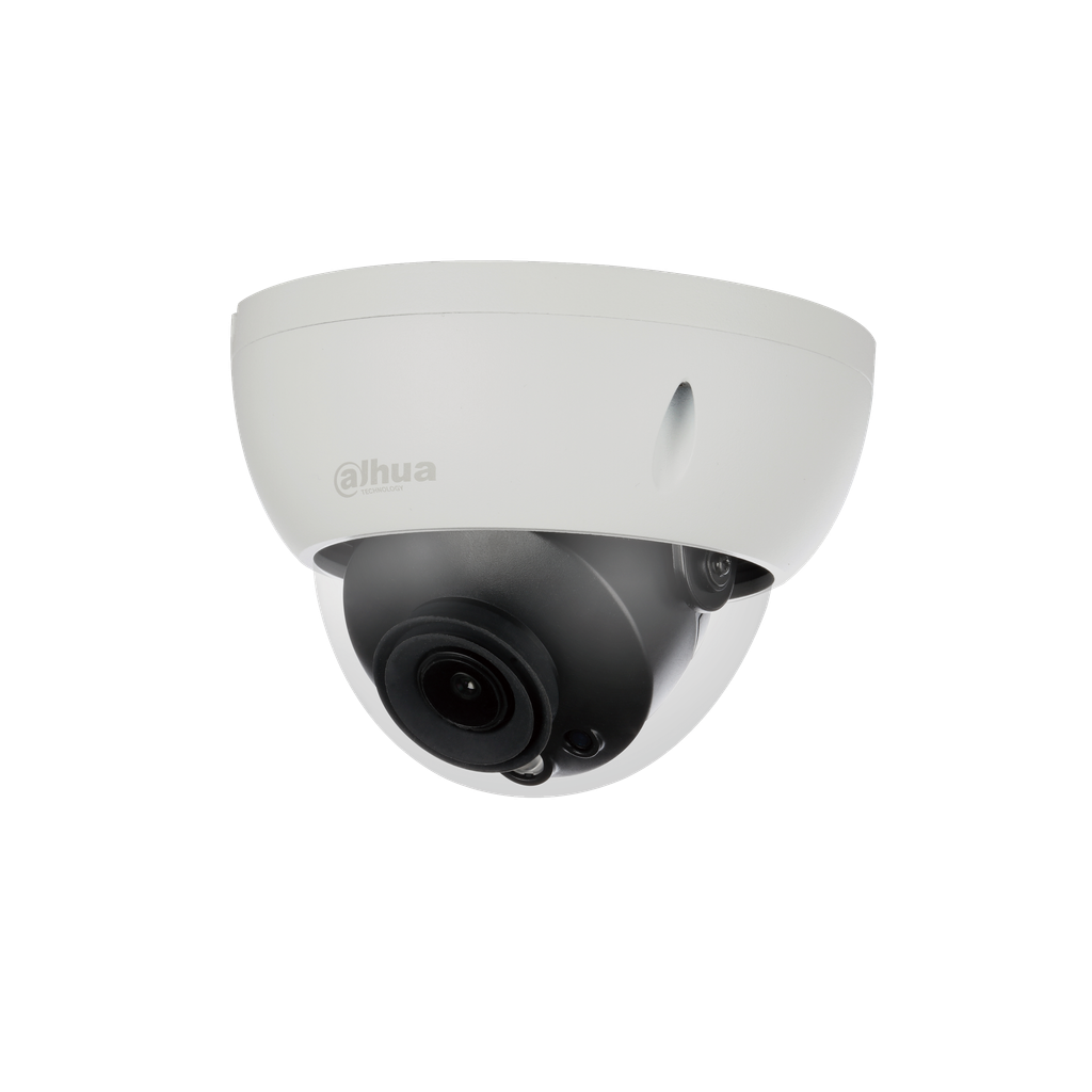 Camara Mini Domo HDCVI Dahua 4MP IR30 Lente 2.8mm IP67 IK10 Audio In 12v DH-HAC-HDBW2402RN-0280B.