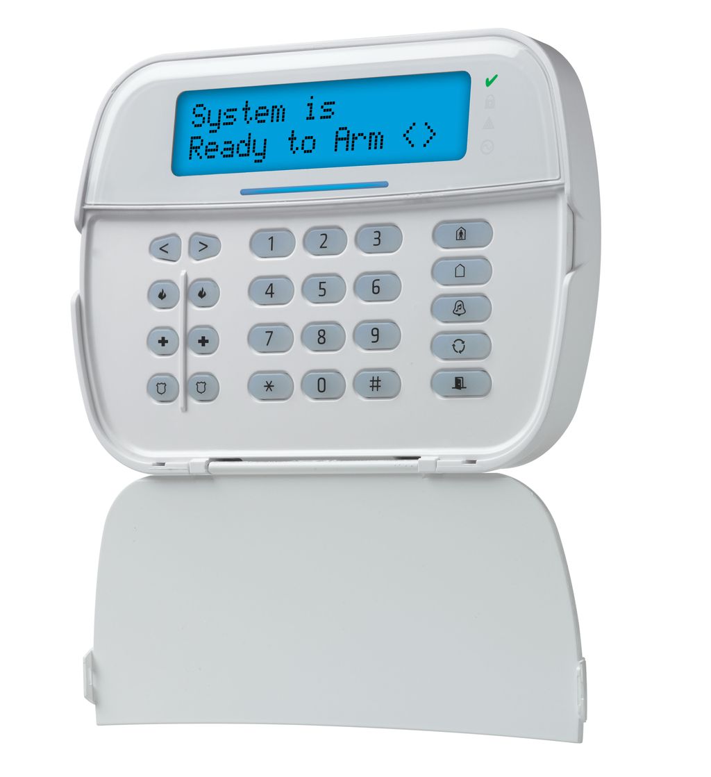 Teclado LCD Cableado DSC Powerseries PRO con Comunicador PowerG y Prox HS2LCDRFPRO9.