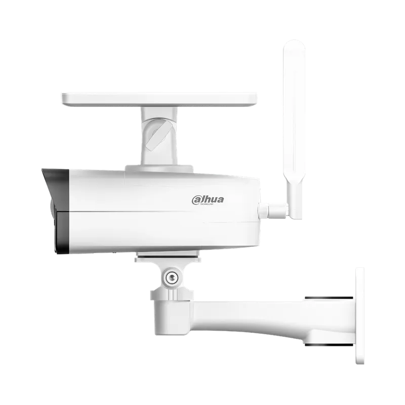 Camara IP de 4mp lente fijo de 2.8mm tipo bullet 4G con pan DH-IPC-HFW2431DGP-4G-SP-NL668LA-B-0280B.