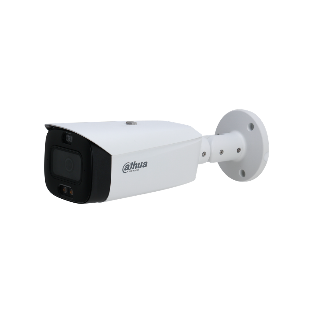 Cámara IP Dahua tipo bullet 4MP doble Iluminacion y deteccion acti DH-IPC-HFW3449T1P-AS-PV-0280B-S4.