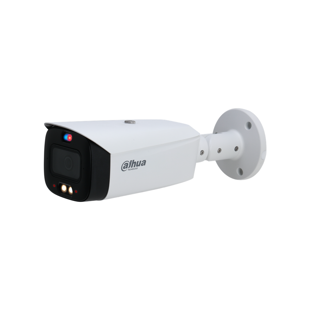 Cámara IP Dahua tipo bullet 4MP doble Iluminacion y deteccion acti DH-IPC-HFW3449T1P-AS-PV-0280B-S4.