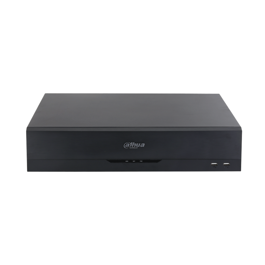 DHI-NVR4816-EI. NVR Dahua 16 canales soprota 8HDD hasta 16Tb soporta IA by NVR y Cámara 2 puertos de