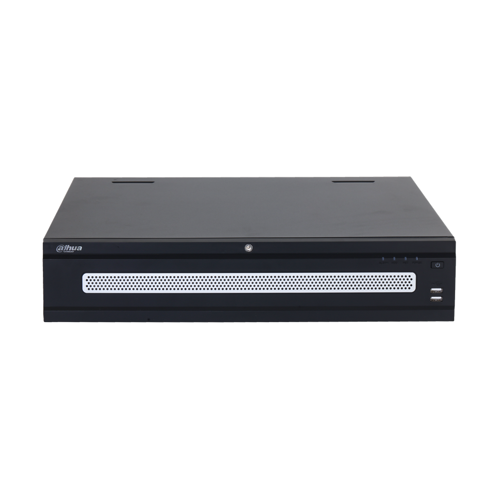 DHI-NVR608H-128-XI. NVR Dahua 128 canales soporta 8 HDD, Raid, IA by Cámara.