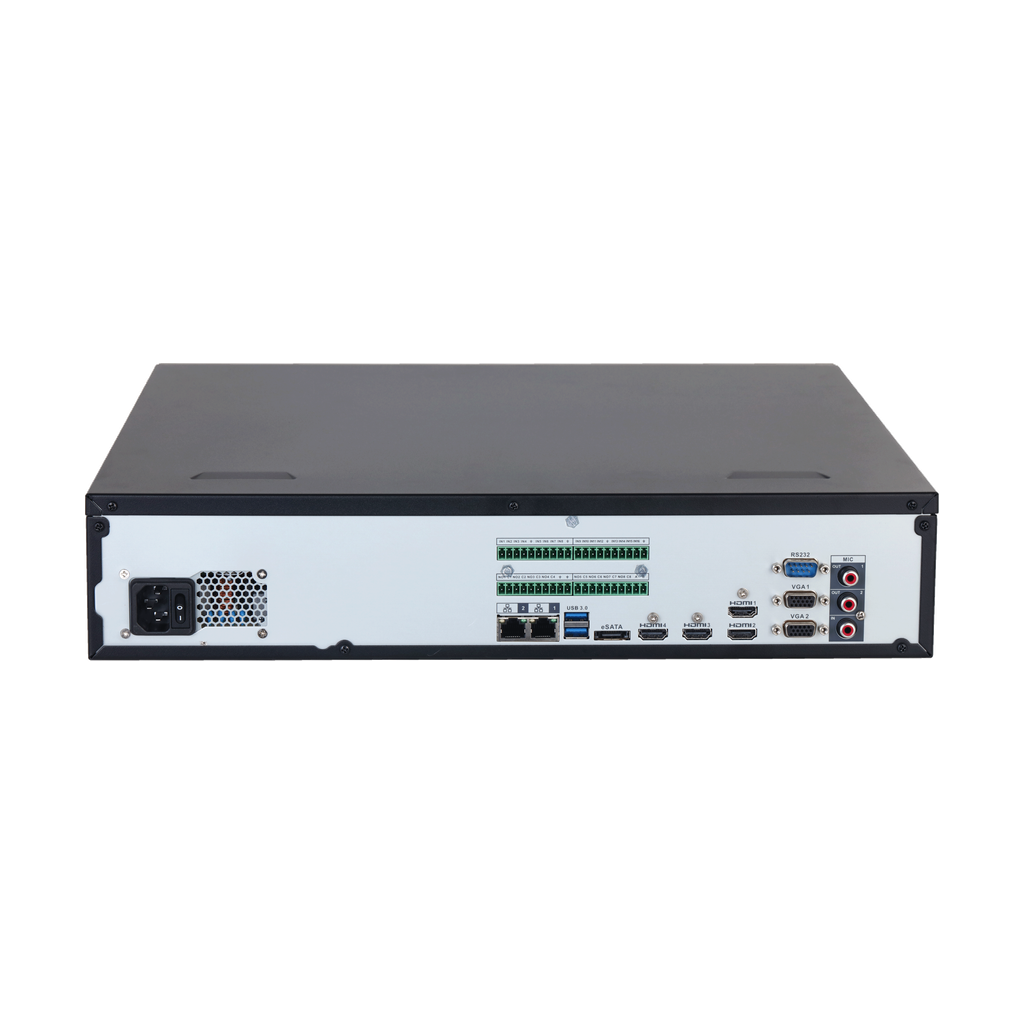 DHI-NVR608H-128-XI. NVR Dahua 128 canales soporta 8 HDD, Raid, IA by Cámara.