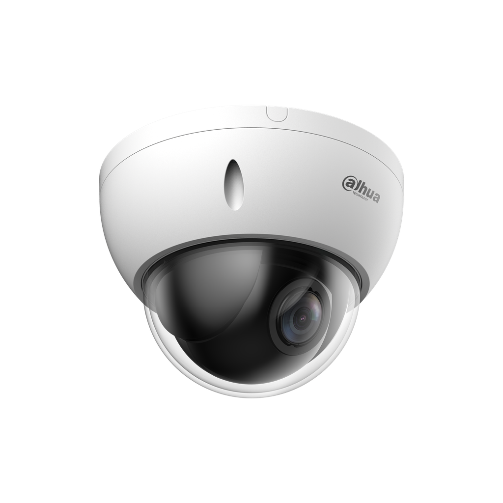 Camara IP Dahau mini domo PTZ Zoom optico de 4X 2MP IP66 IK10 DH-SD22204DB-GNY.