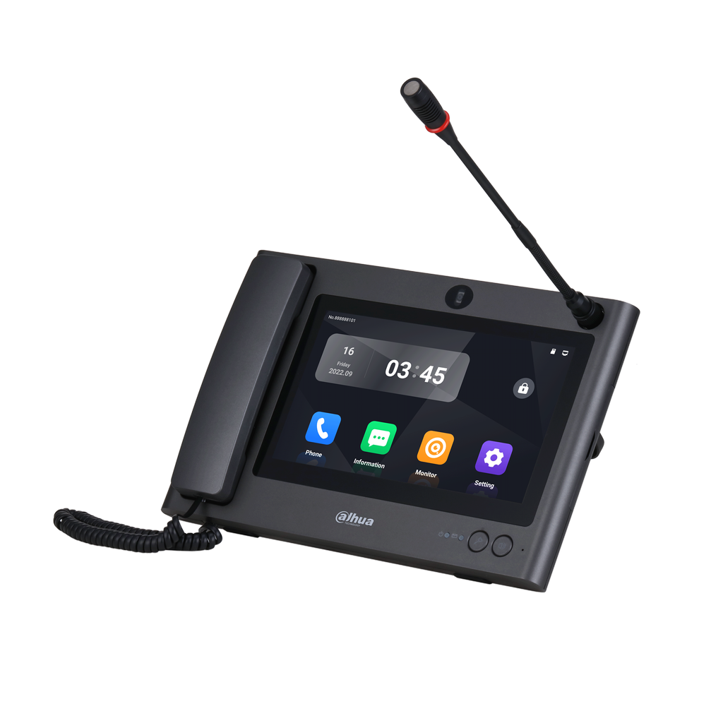 DHI-VTS8A40B-CG. Estacion maestra conserjeria pantalla 10" Android 11 audio vidireccional por altavo