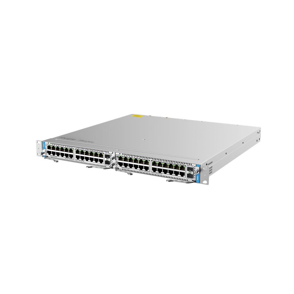 RG-NBS6002. SWitch de capa 3 Modular soporta 2 Slot combinables (M6000-16GT8SFP2XS - M6000-16SFP8GT2