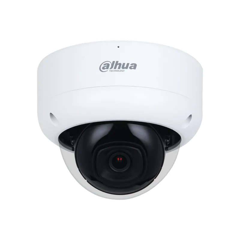 Camara IP Mini domo 5MP lente fijo 2.8mm proteccion IK10 e IP67 IR50m DH-IPC-HDBW3541EP-S-0280B-S2.