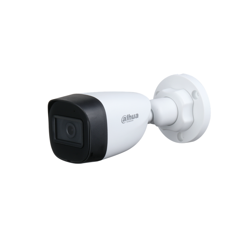 Cámara HDCVI Dahua 5MP tipo bala Lente fijo 3.6mm IR 30m IP67 DH-HAC-HFW1500CN-0360B-S2.