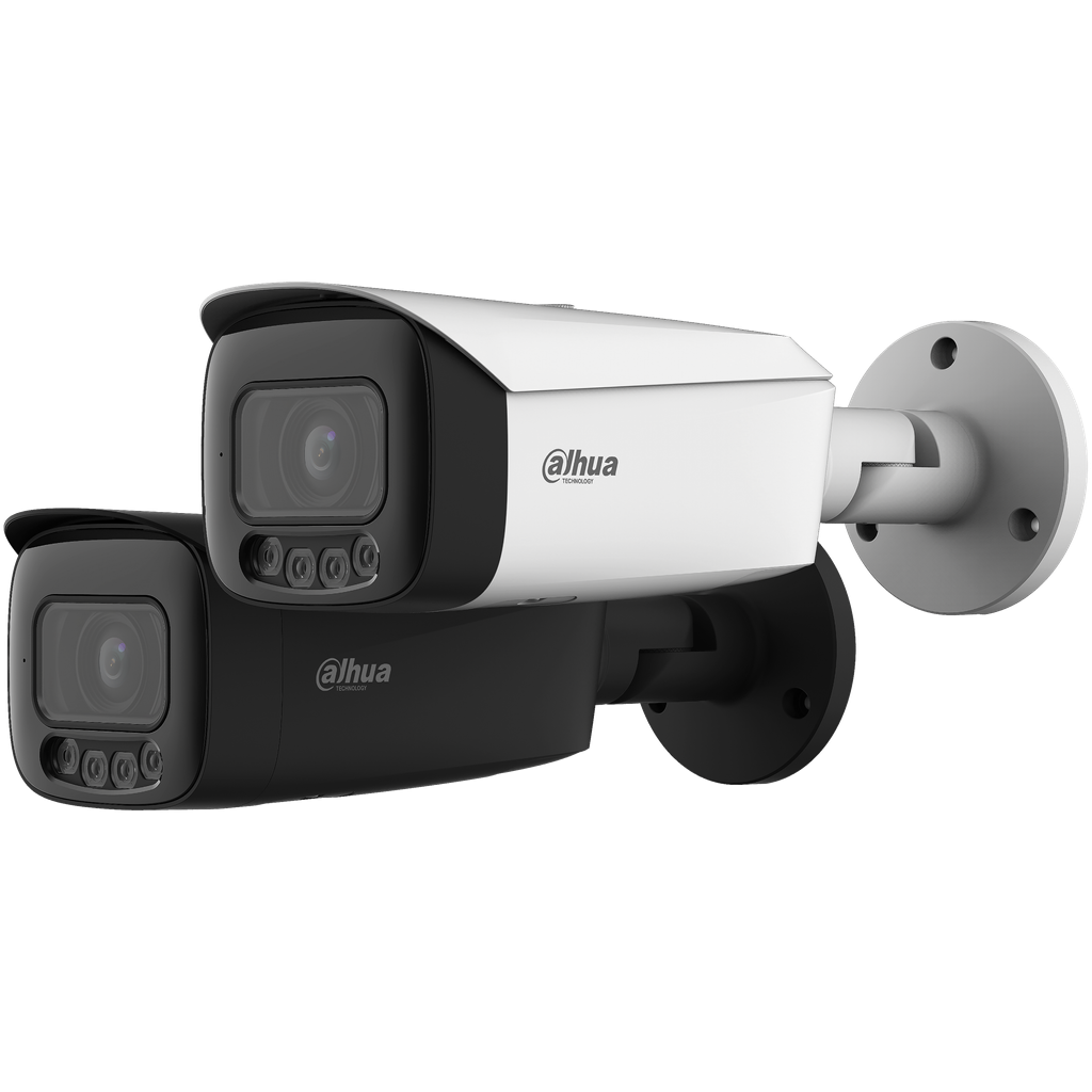 Cámara Dahua IP bullet AI 4MP Full Color 2.7-12mm LED 70m PoE Alarma DH-IPC-HFW5449T1P-ZE-LED-2712.