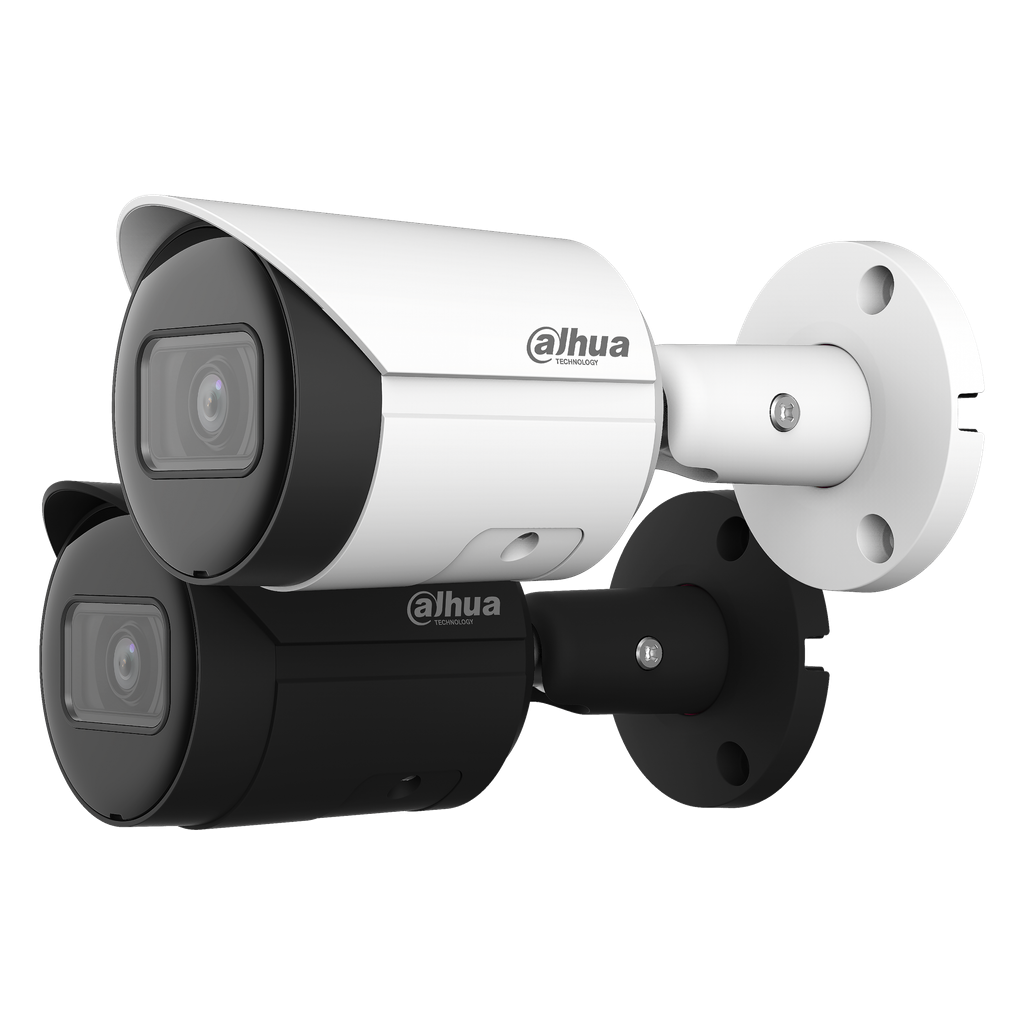 Cámara IP Dahua tipo bullet 2Mp lene fijo 2.8mm IR 30m IP67 DH-IPC-HFW2230SP-S-0280B-S2-QH3.