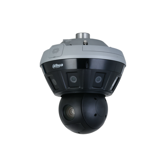 Camara IP Panoramica Dahua 4x2MP en 180 grados PTZ IR100 IA IP67 DH-PSDW8842SP-A180-D425-DC36V.