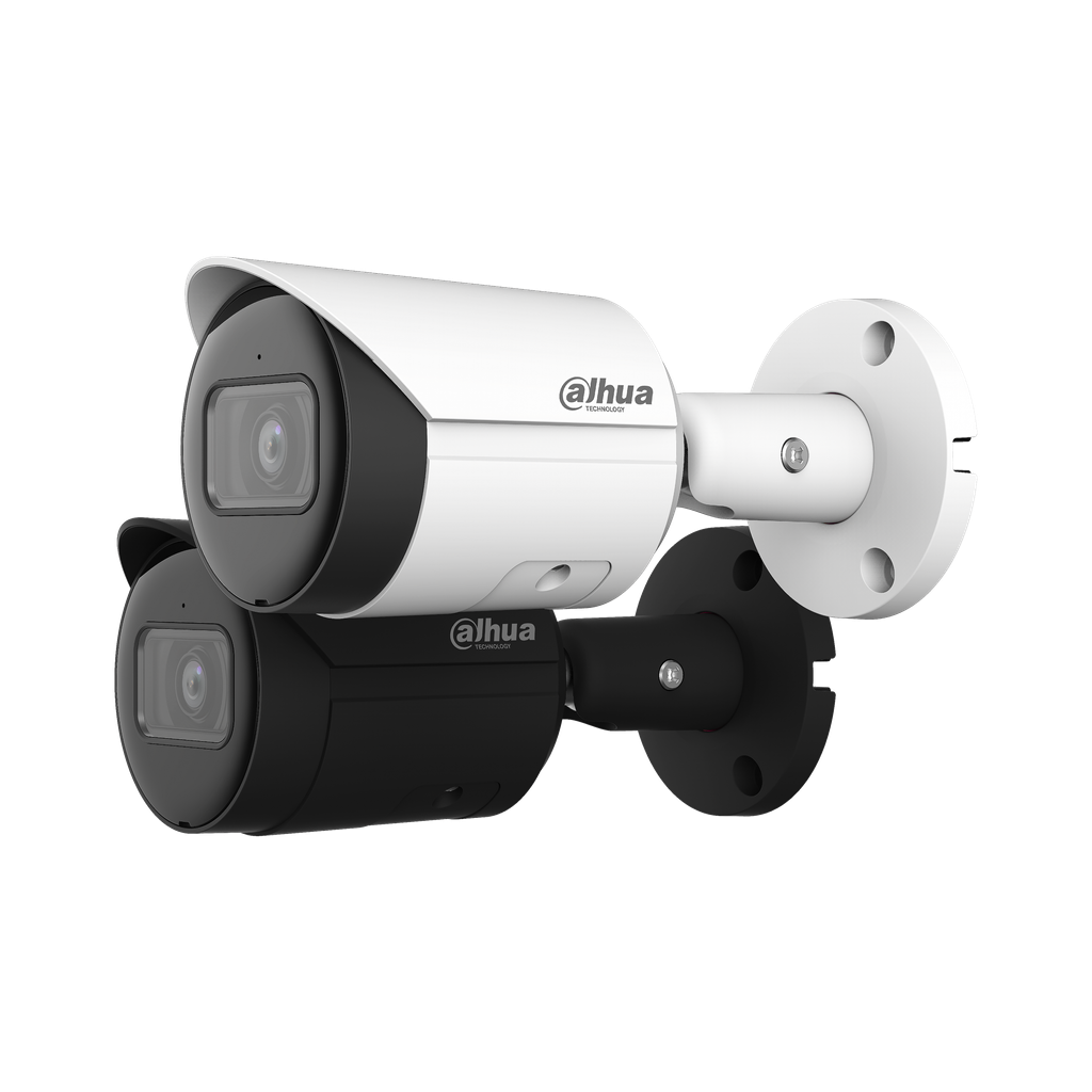 Camara IP Dahua tipo bullet 5MP lente fijo 3.6mm IR 30m SMD Plus IP67 DH-IPC-HFW2541SP-S-0360B-S2.
