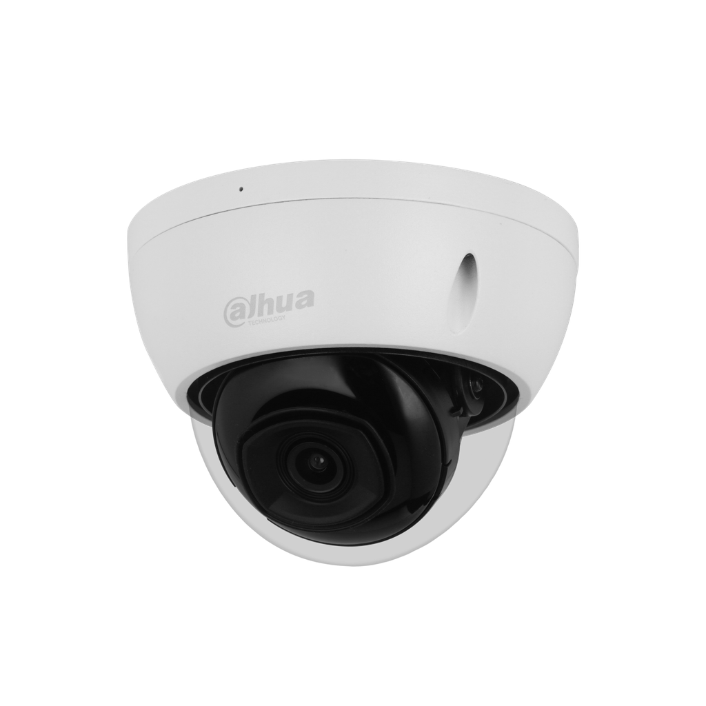 Cámara domo IP 5Mp lente fijo 2.8mm IR 30m soporta IVS proteccion IP67 DH-IPC-HDBW2541EP-S-0280B-S2.