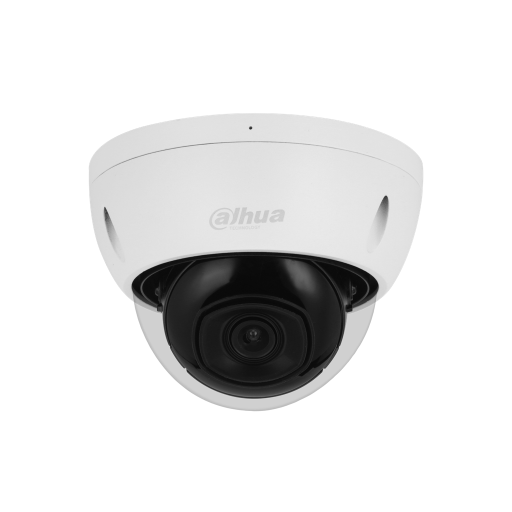 Cámara domo IP 5Mp lente fijo 2.8mm IR 30m soporta IVS proteccion IP67 DH-IPC-HDBW2541EP-S-0280B-S2.