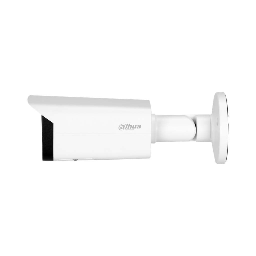 Cámara bullet IP Dahua 5Mp Lente fijo 3.6mm IR 80m soporta IVS y AI Pr DH-IPC-HFW5541TP-SE-0360B-S3.