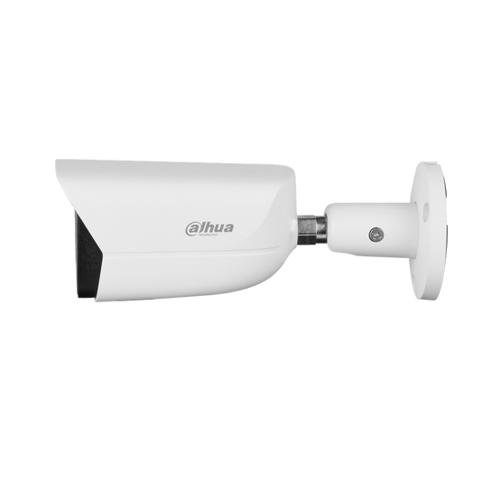 Cámara IP Dahua tipo bullet 4MP lente fijo 2.8mm IR 50mt IVS. FD, con DH-IPC-HFW5442EP-ASE-0280B-S3.