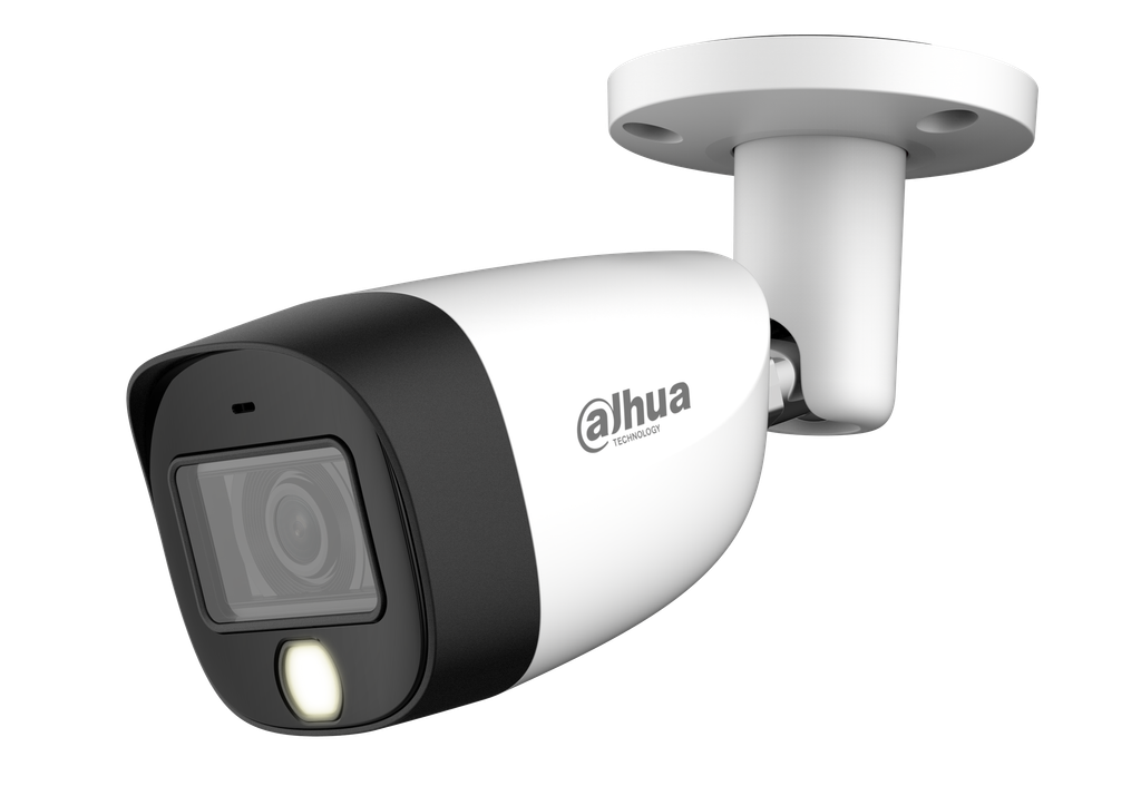 Cámara HDCVI bullet Dahua 5MP lente fijo 2.8mm doble iluminacion 20 DH-HAC-HFW1500CMN-IL-A-0280B-S2.