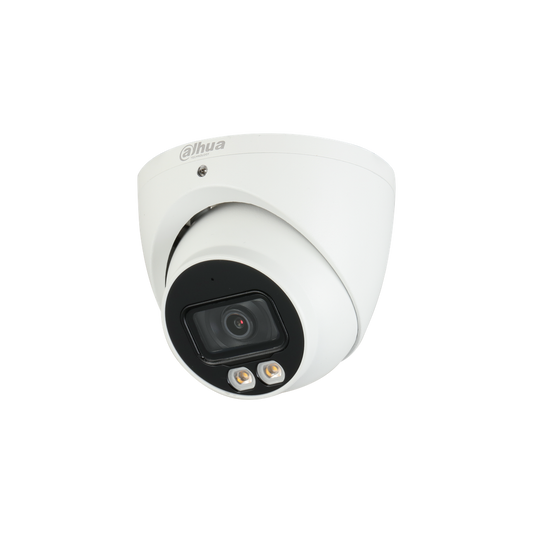 Camara Dahua HDCVI tipo eyeball 2MP dual Iluminación 40m lente fijo DH-HAC-HDW1200TN-IL-A-0280B-S6.