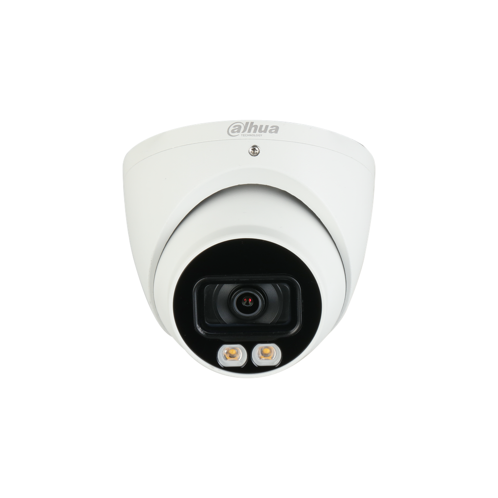 Camara Dahua HDCVI tipo eyeball 2MP dual Iluminación 40m lente fijo DH-HAC-HDW1200TN-IL-A-0280B-S6.