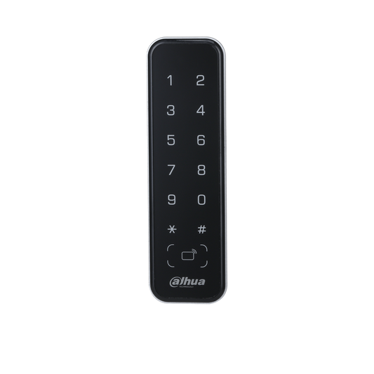 DHI-ASR2201A. Lector de Tarjeta Mifare y claves con proteccion IP66 soporta comunicaion por RS485 y