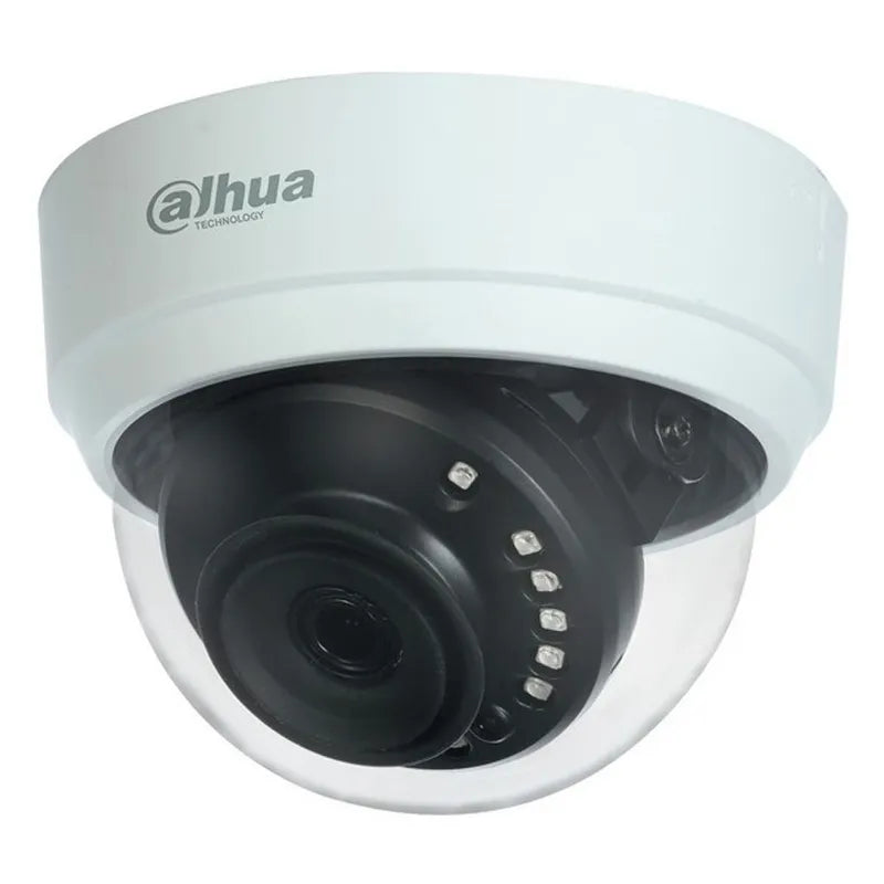Cámara Dahua HDCVI Domo 2MP 1080P 2.8mm IR20 con mica. DH-HAC-D1A21N-0280B