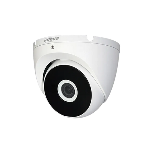 Cámara Dahua HDCVI Domo 2MP 1080P 2.8mm IR20 metálica. DH-HAC-T2A21N-0280B
