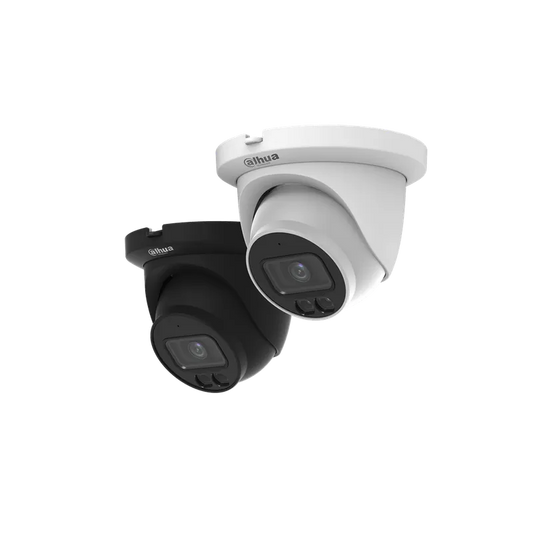 CAMARA DAHUA IP FULL COLOR 4MP 2.8MM LED 30M POE MIC INT DH-IPC-HDW3449TMN-AS-LED-0280B.