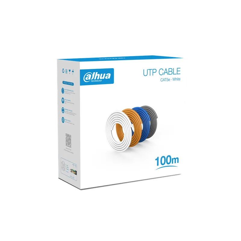 ROLLO DE CABLE UTP 100MTS. CAT 5E DAHUA. DH-PFM920I-5EU-U-100.