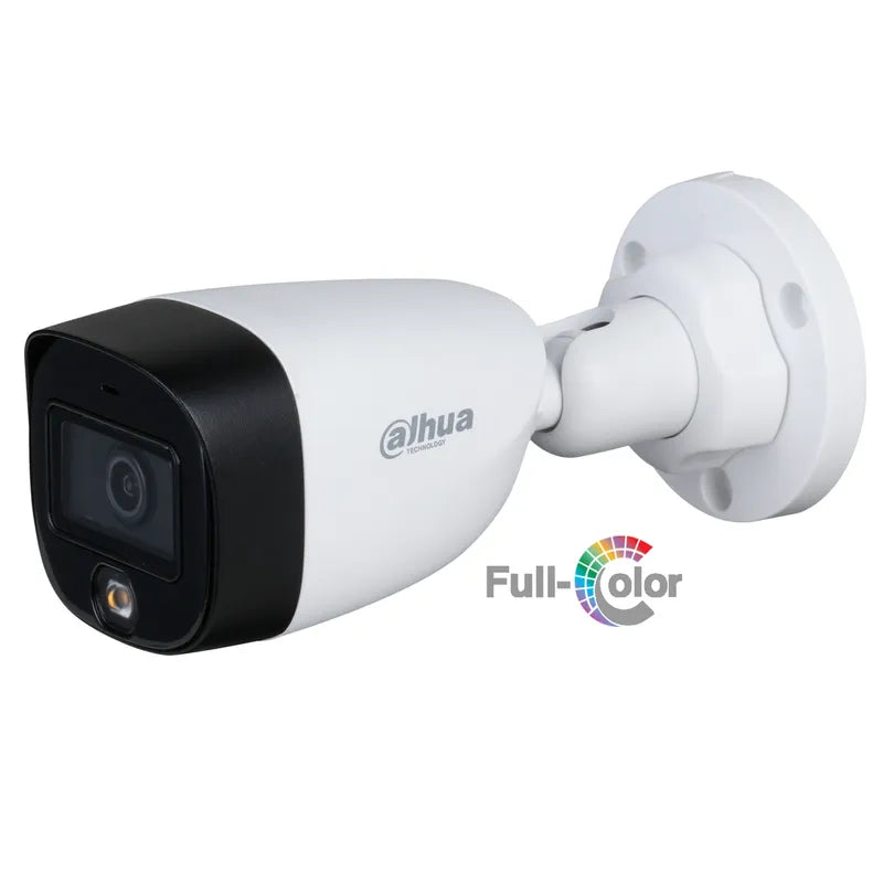 Camara Bullet HDCVI Dahua Full Color 2MP Lente 2.8mm LED 20m IP67 DH-HAC-HFW1209CMN-LED-0280B-S2.