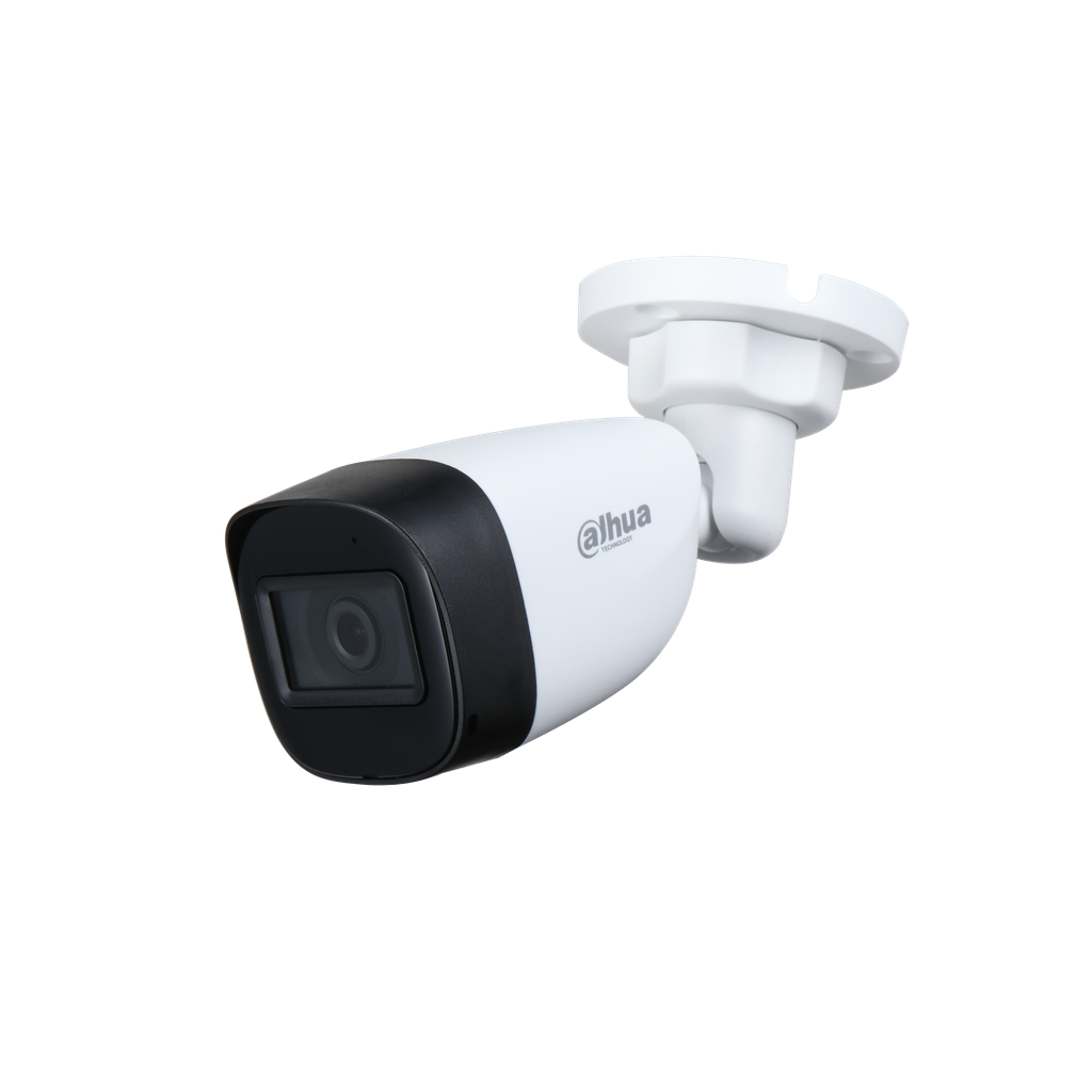 Cámara HDCVI Dahua 5MP tipo bala Lente fijo 3.6mm IR 30m IP67 DH-HAC-HFW1500CN-0360B-S2.