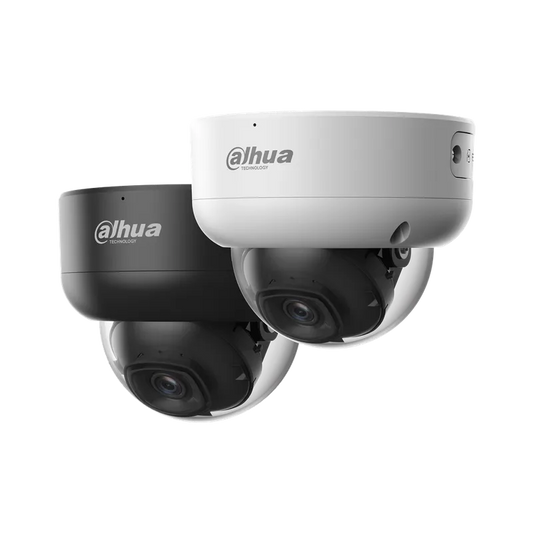 Camara IP Mini domo 5MP lente fijo 2.8mm proteccion IK10 e IP67 IR50m DH-IPC-HDBW3541EP-S-0280B-S2.
