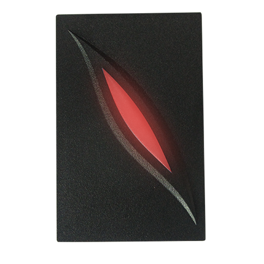 KR101M. lector esclavo de tarjetas RFID IC 13.56mhz, wiegand 34bits, uso exterior ip65.