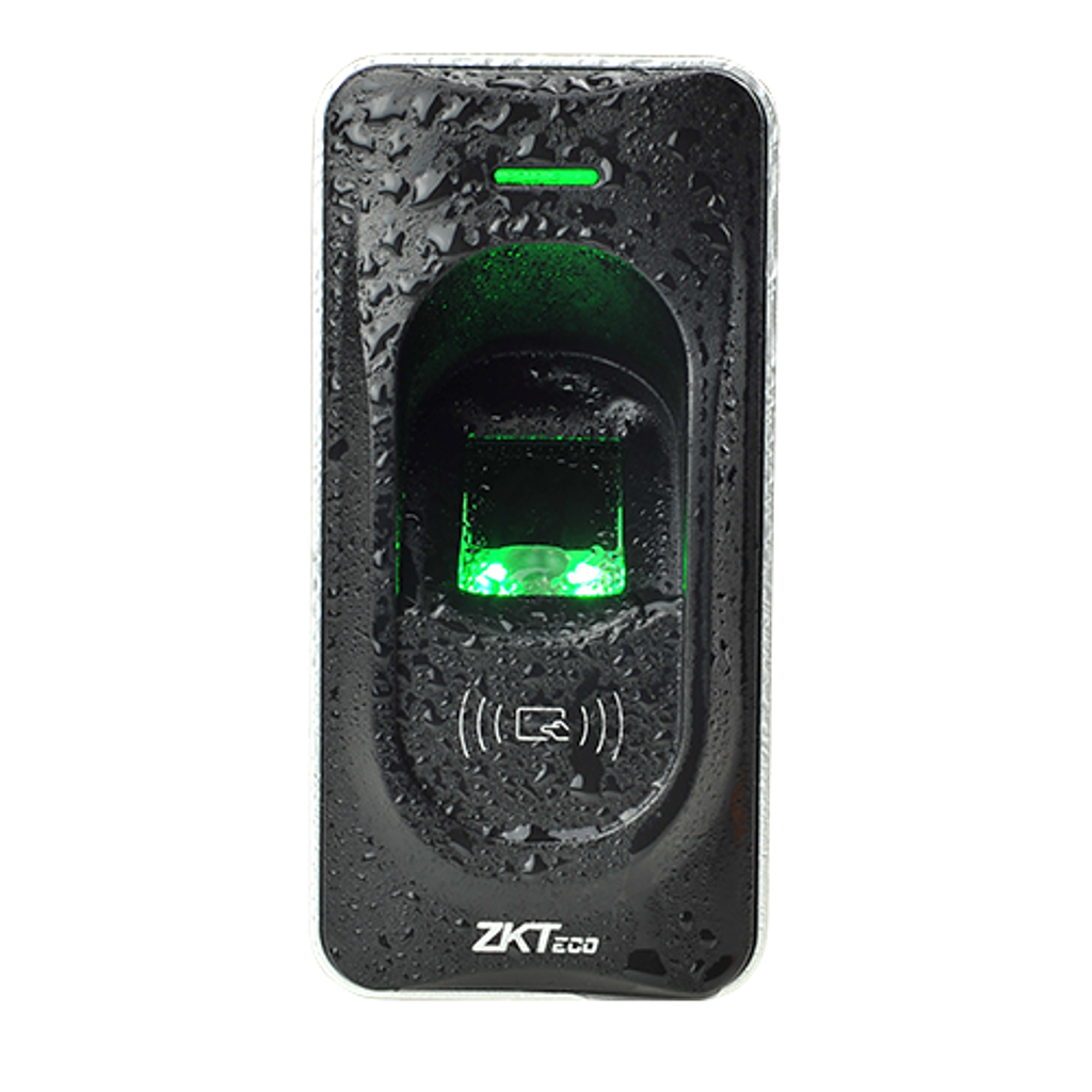 FR1200. Lector biométrico esclavo de huella y tarjeta rfid ic 125Khz, ip65, instalación sobrepuesta.