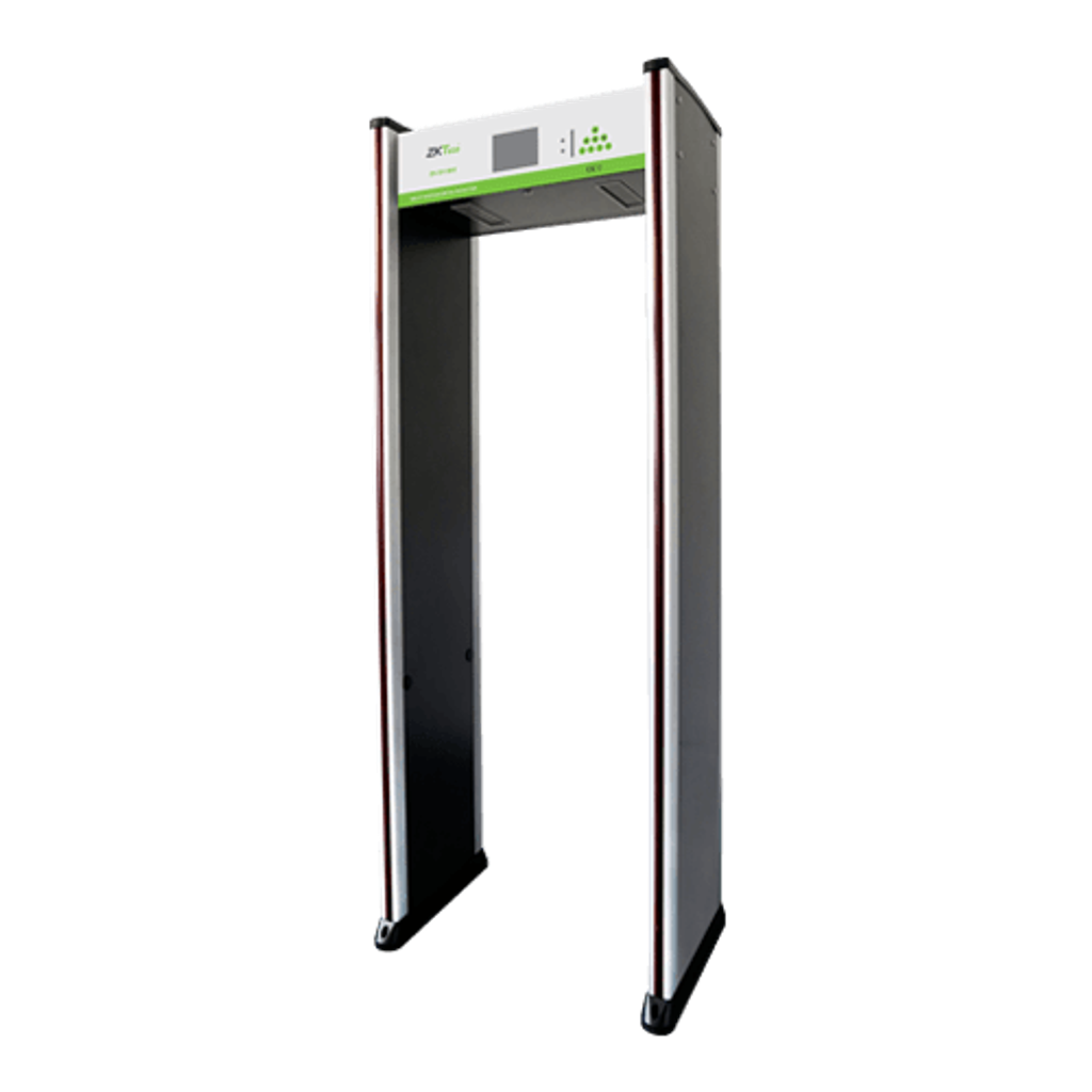 ZK-D3180. arco detector de metales, 18 zonas, pantalla led, control remoto, indicadores led laterale