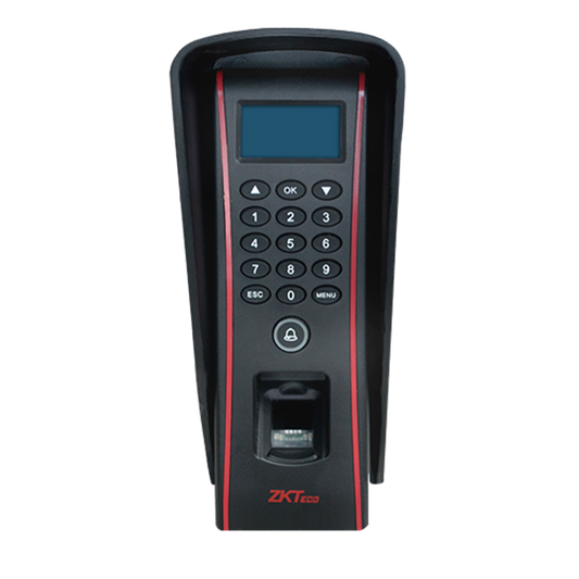 TF1700. terminal de control de acceso standalone con pantalla. huella/clave/tarjeta id. uso exterior
